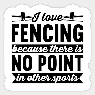Fencing Sticker